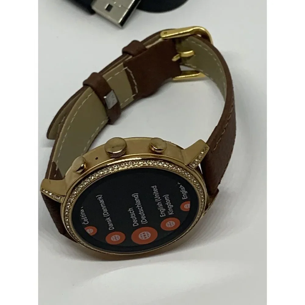Fossil Gen 4 Authentic Digital Dial Smart Watch Custom Band FTW6015 QT456